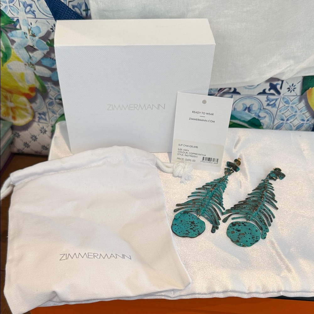 Zimmermann Turquoise Statement Earrings